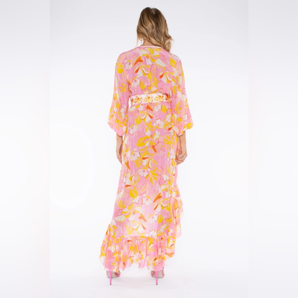 NWT Taj by Sabrina Crippa Pink Faraji Dress S - Picture 3 of 4